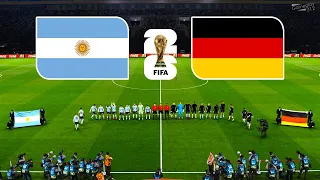ARGENTINA vs GERMANY | FIFA WORLD CUP 2026 | Full Match All Goals | PES Gameplay