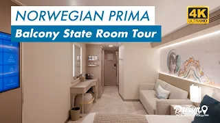 Norwegian Prima - Balcony Cabin Tour