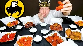 $100 Worth Of Buffalo Wild Wings • 10,000 Calories • MUKBANG