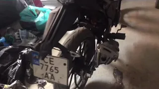 Як підтягнути ланцюг на мотоциклі