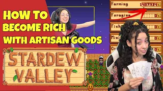 HOW TO BECOME RICH IN STARDEW VALLEY WITH ARTISAN GOODS | Stardew Valley Tips