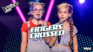 Nina & Fien - 'Fingers Crossed' | Blind Auditions | The Voice Kids | VTM