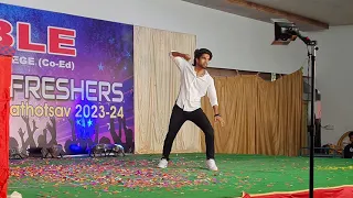 My performance on Freshers day  #freshers #college #fest #farewell #collegelife #dance #performance