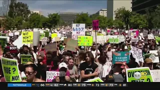 Hundreds of abortion rights demonstrations held across the U.S.