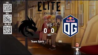 Team Spirit vs. OG - Elite League - BO2 @4liver