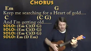 Heart of Gold (Neil Young) Bariuke Cover Lesson in G with Chords/Lyrics