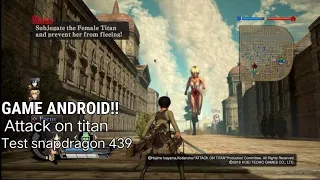 AOT game android!!!Test snapdragon 439