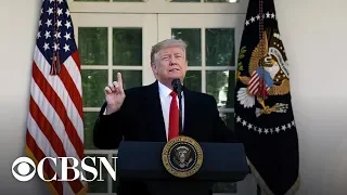 President Trump addresses weekend's deadly mass shootings, live stream | CBS News Special Report