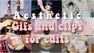 Aesthetic clips and gifs for edits |  Aesthetic anime gifs