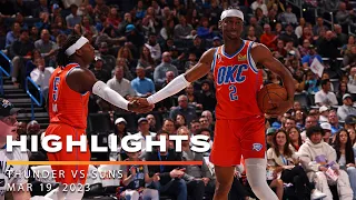 OKC Thunder Wins 124-120 Over Phoenix Suns | Game Highlights | March 19, 2023
