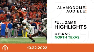 UTSA vs North Texas | Full Game Highlights 10.22.2022