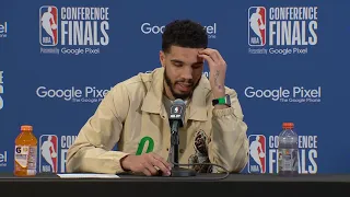 Jayson Tatum Talks ECF Game 7 Loss, FULL Postgame Interview 🎤