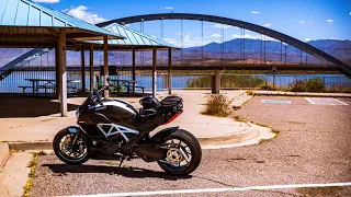 Theodore Roosevelt Lake Ride from Phoenix - Insta360 - Ducati Diavel Carbon