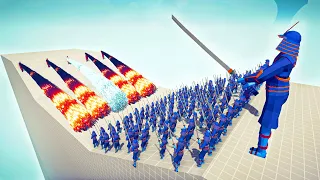 100x SAMURAI + GIANT vs 5x EVERY GOD - 🏹 Totally Accurate Battle Simulator TABS