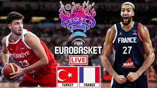 FIBA LIVE: Turkey vs France FIBA Eurobasket 2022 Live Game Today (Scoreboard)