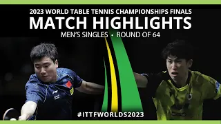 Liang Jingkun vs Maharu Yoshimura | MS R64 | 2023 ITTF World Table Tennis Championships Finals