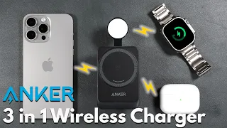 Anker MagGo 3 in 1 Wireless Portable Charger - The BEST I've Tested Yet!