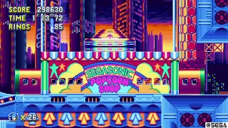 Sonic Mania - Studiopolis Zone Act 1 Special Stage Rings