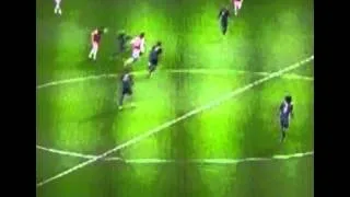 Yaya Sanogo amazing pass to the Ox in the first half  Arsenal vs Bayern Munchen 19/02/2014