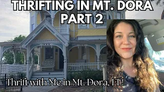 The BEST Antique Mall in Florida?! | Thrift With Me in Mt. Dora, FL! | Part 2