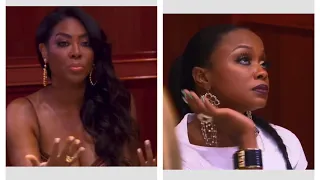 S7 RHOA Kandi Dinner 1 Kenya vs Phaedra