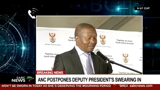 Analysis on the postponement of deputy president's swearing-in