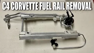 C4 Corvette Fuel Rail Removal