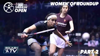 Squash: El Gouna International 2019 - Women's QF Round Up [P2]