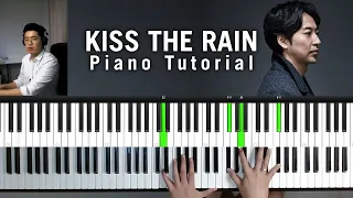 Yiruma, (이루마) - Kiss the Rain (Piano Tutorial + Not Angka)