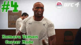 The Welterweight Champ : Kamaru Usman UFC 4 Career Mode : Part 4 : UFC 4 Career Mode (Xbox One)