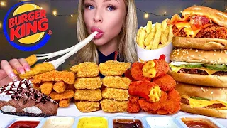 ASMR MOST POPULAR FOOD AT BURGER KING BIG WHOPPER, MAC N CHEESE BITES, CHICKEN SANDWICH, MUKBANG 먹방