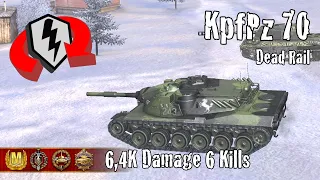 KpfPz 70  |  6,4K Damage 6 Kills  |  WoT Blitz Replays