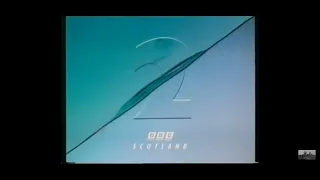 BBC Scotland on 2 - Final Closedown - Water Ident with an old BBC Logo (4th October 1997)