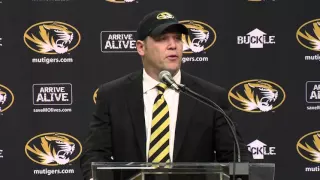 Barry Odom Introduced as new Mizzou Football Coach