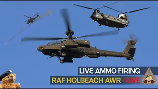 Evening Live Show - Combat Training HOLBEACH AWR Live Firing w/ Tracers Chinook RAF Odiham 23.02.23