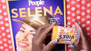 Trident Chewing Gum | Selena 25 Years Later ASMR Page Turning