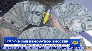 Couple Finds Suitcase with $23,000 During Home Renovation