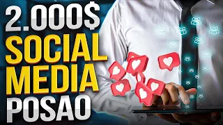 Social Media Posao Od Kuce 2.000$ Mesecno | Rad Na Drustvenim Mrezama