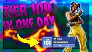 How To "TIER UP FAST" In Fortnite SEASON 8 | Tier 100 In ONE DAY! (Fortnite Tier Up)