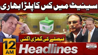 Senate Elections | News Headlines 12 AM | 02 April 2024 | Express News