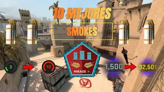 10 MEJORES SMOKES QUE TODOS DEBERÍAN SABER EN MIRAGE CS2