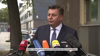 Berlin-Demo: Statement von Innensenator Andreas Geisel (29.08.20)