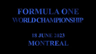 FUJI TV F1 OP CANADIAN GP 2023 - FANMADE