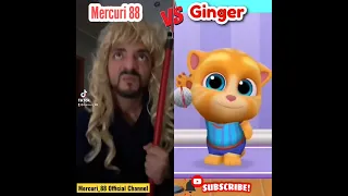 Mercuri VS Ginger 😆 Who is best? Talking Friends#shortsvideo #Talkingtom #ginger #mercuri_88