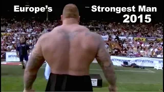 Europes Strongest Man 2015,   Hafthor Julius Bjornsson v  Eddie Hall,   STRONGMAN