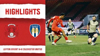 HIGHLIGHTS: Leyton Orient 0-0 Colchester United