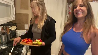 Mom & Daughter Make Unusual Pancakes