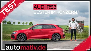 Audi RS3 (2022): Schneller als Werksangabe! Preis, Fahrwerk, Effizienz - Test mit Benjamin Brodbeck