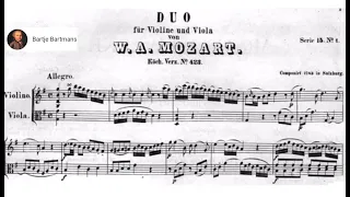 Mozart - Duo for Violin and Viola No. 1, K.423 (1783) [Grumiaux]