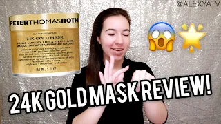 Peter Thomas Roth Gold Mask Review | 24K Gold Peel Off Facial Mask